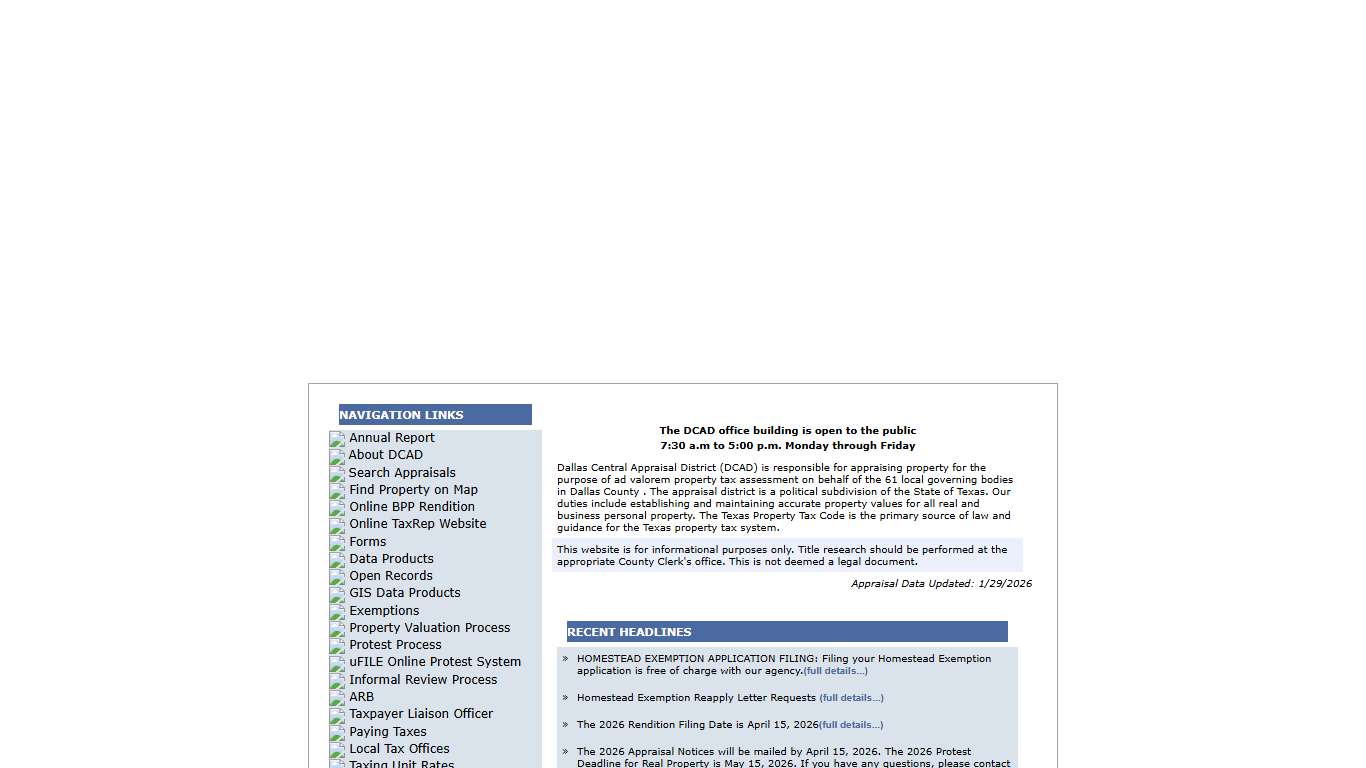 Dallas Central Appraisal District